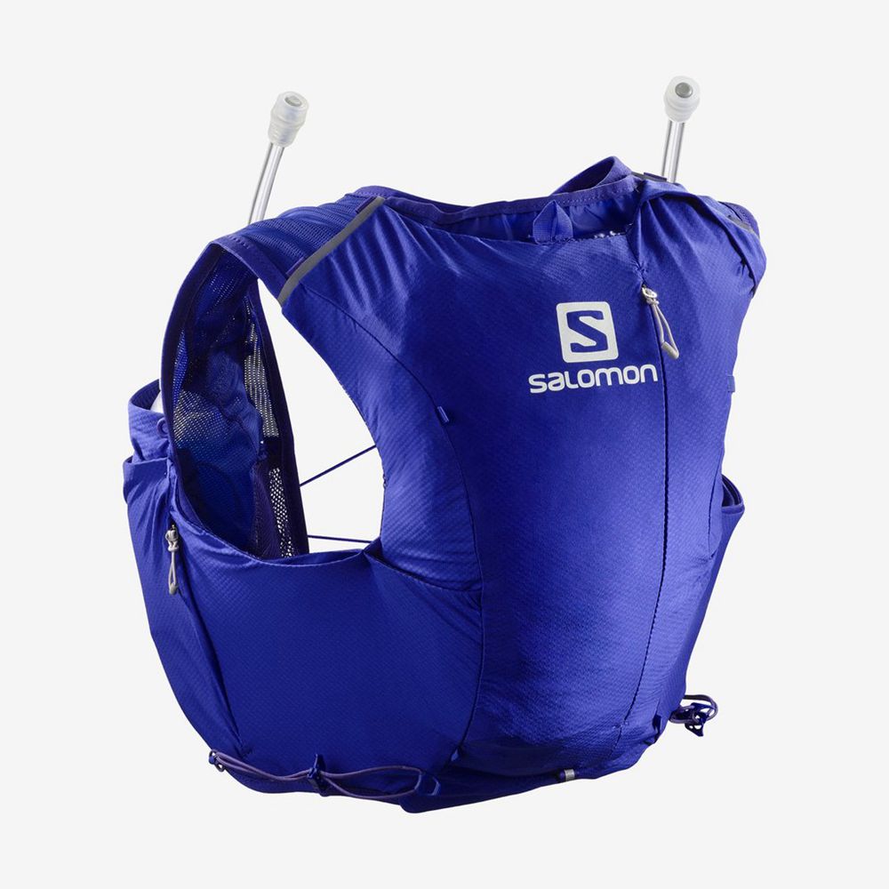 SALOMON ADV SKIN 8 SET HYDRATION PACK Philippines - Women's Trail Running Packs - Blue | 231768-UHA